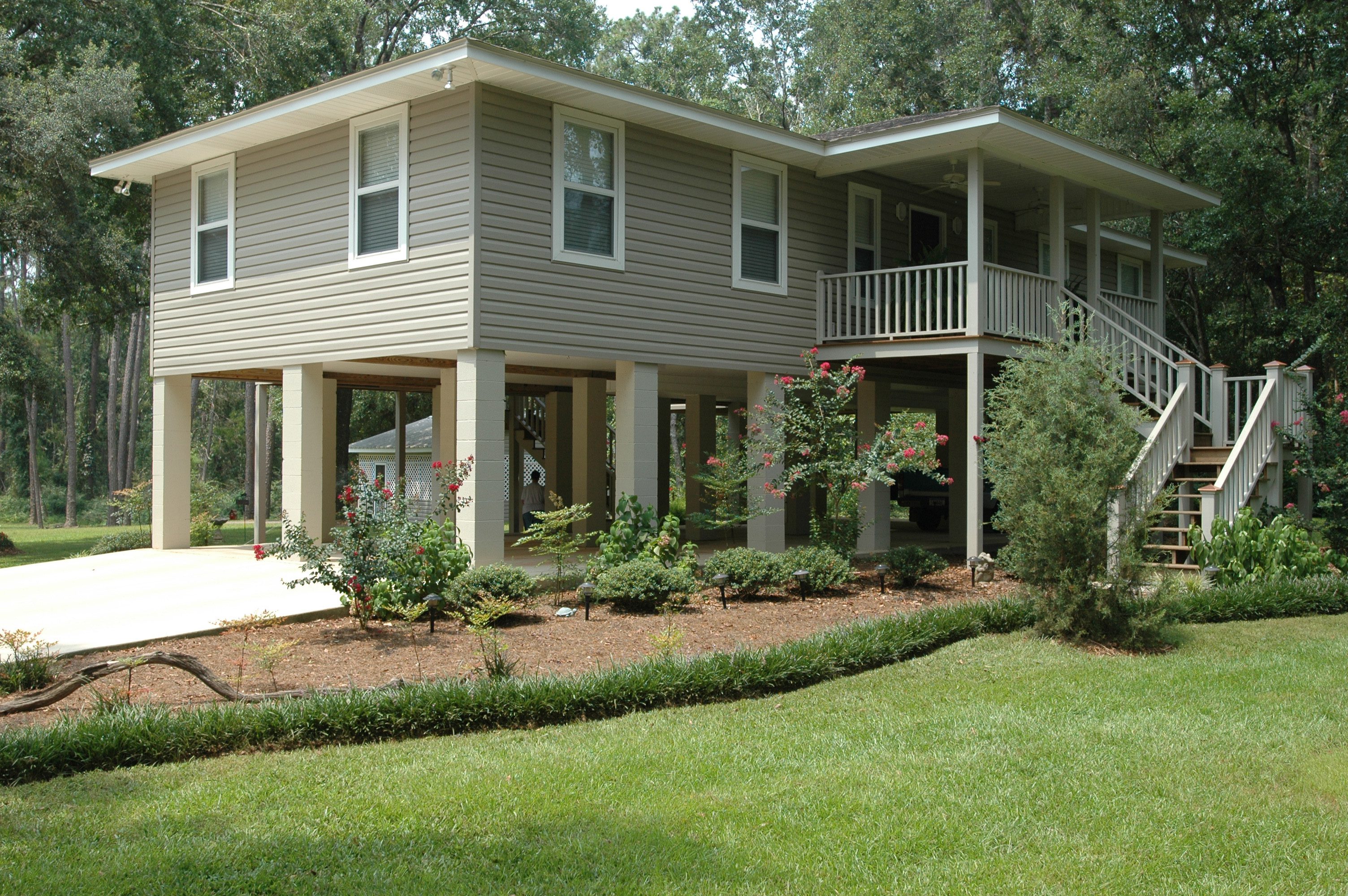 Baldwin County, Ala., July 26, 2005 - This house has been elevated to mitigate against flooding.  FEMA promotes mitigation to protect structures from disasters before they occur.  Mark Wolfe/FEMA